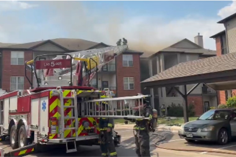 Second-Alarm Blaze Rips Through Aurora Apartment Building as Firefighters Search for Residents
