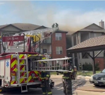 Second-Alarm Blaze Rips Through Aurora Apartment Building as Firefighters Search for Residents