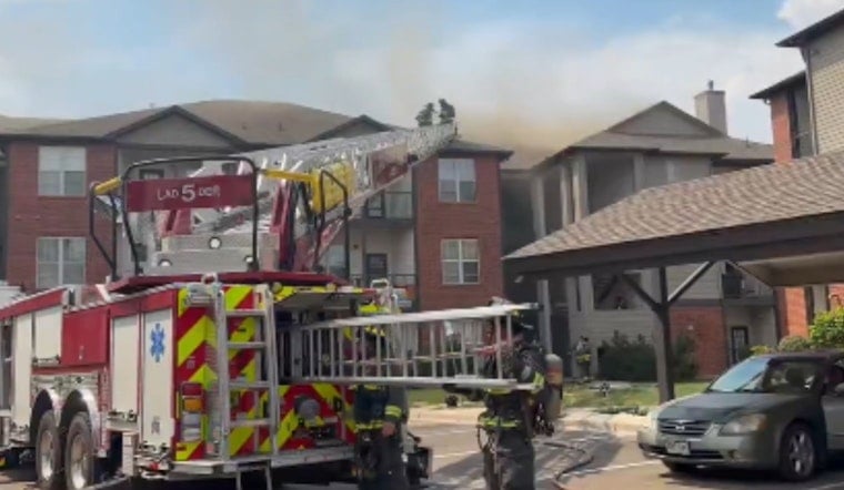 Second-Alarm Blaze Rips Through Aurora Apartment Building as Firefighters Search for Residents