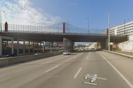 Semi-Truck Smashes Through Avondale Overpass, Dangles Above I-71