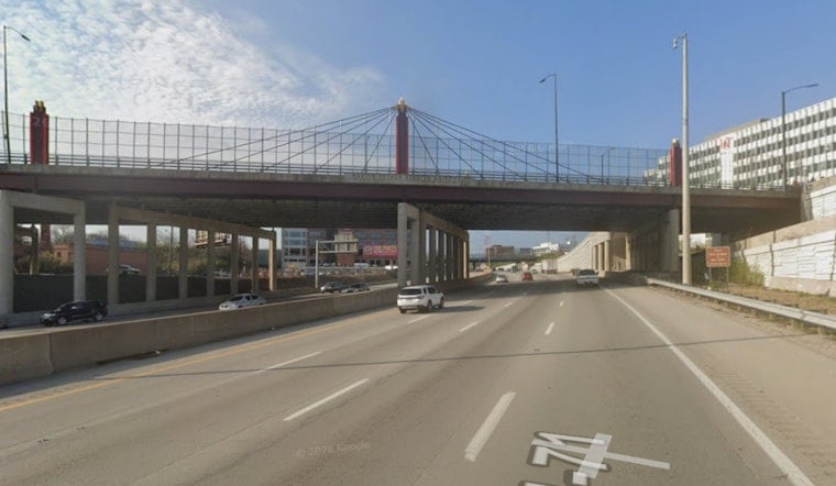 Semi-Truck Smashes Through Avondale Overpass, Dangles Above I-71