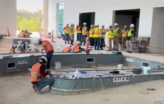Senter Park's $23M Aquatic Center Hits 75% Done, Water Slides Rising in Irving