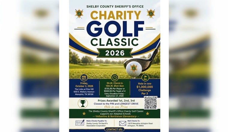 Shelby County Sheriff Golf Classic Returns to Memphis Oct. 2