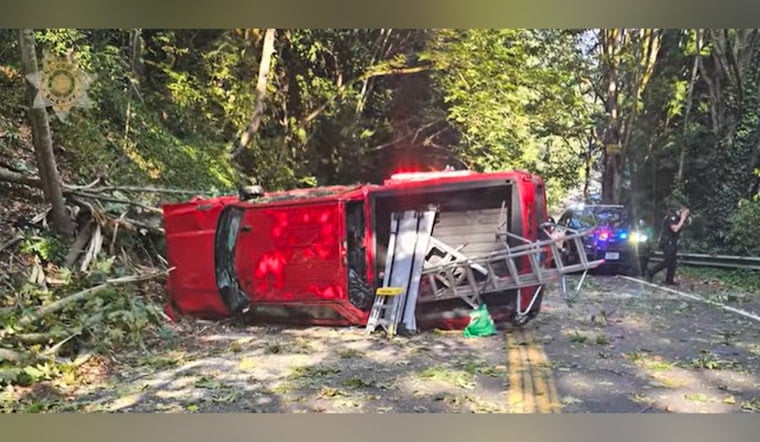 Shoreline Crash Suspect Ditches Gun in Bushes, K-9 Marley Sniffs It Out