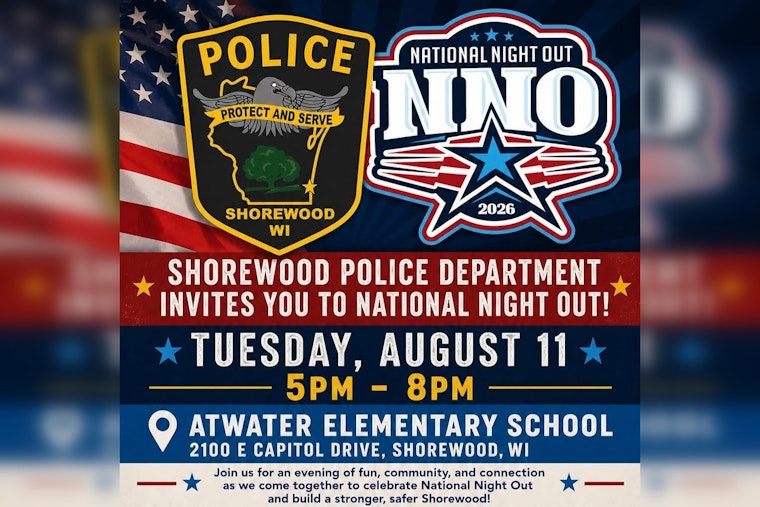 Shorewood's National Night Out Unites Five Police Departments, Crisis Counselors