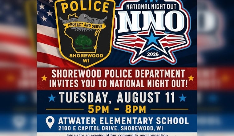 Shorewood's National Night Out Unites Five Police Departments, Crisis Counselors