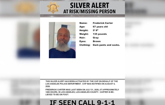 Silver Alert Issued After 67-Year-Old Man Vanishes From Los Angeles’ Pico-Union