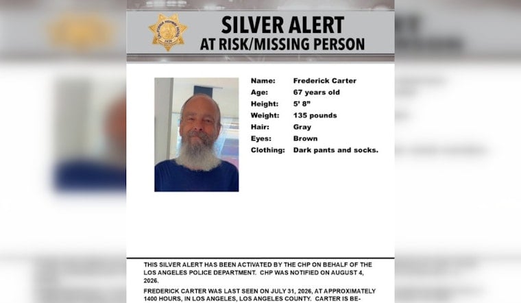 Silver Alert Issued After 67-Year-Old Man Vanishes From Los Angeles’ Pico-Union