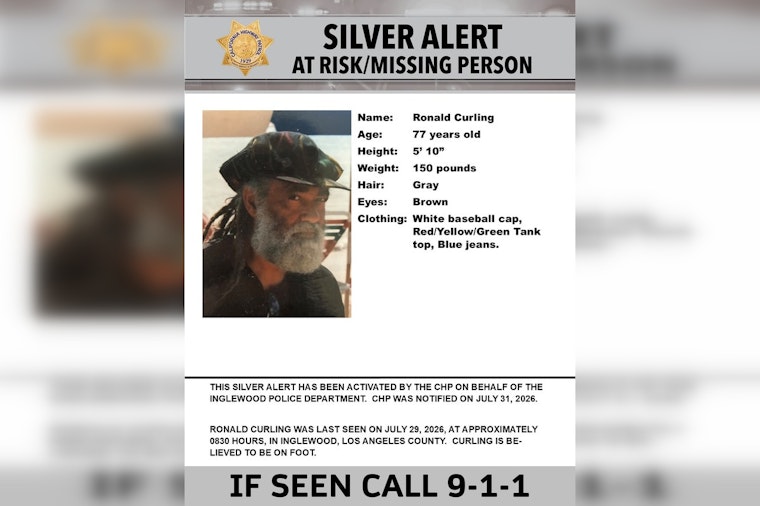 Silver Alert Issued as 77-Year-Old Inglewood Man Vanishes in L.A. County