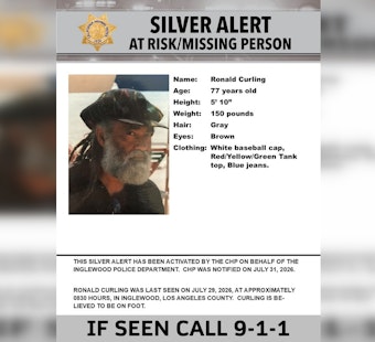 Silver Alert Issued as 77-Year-Old Inglewood Man Vanishes in L.A. County