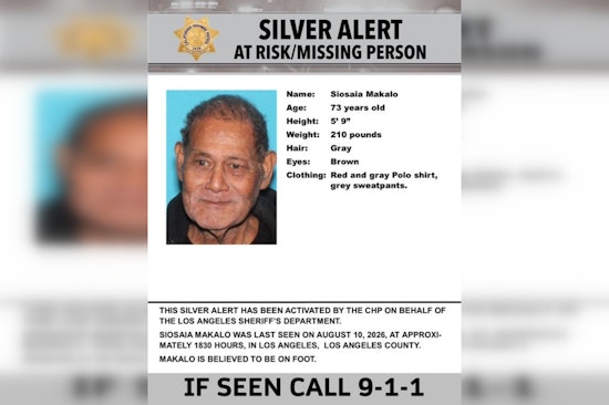 Silver Alert Issued for 73-Year-Old Siosaia Makalo, Last Seen Walking in Westmont
