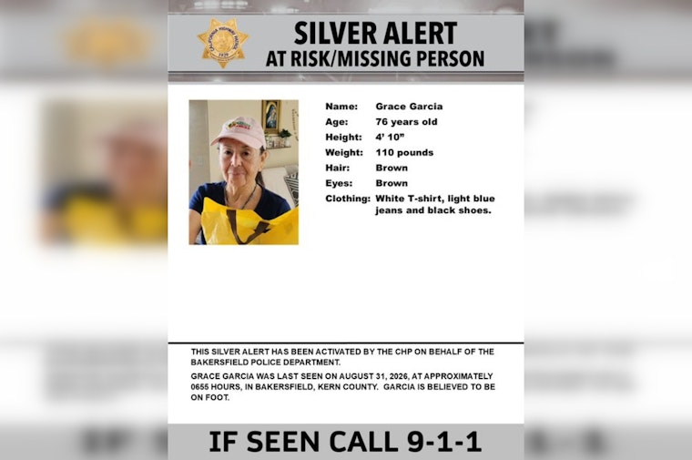Silver Alert Issued for Bakersfield Grandmother, 76, Missing Since Monday Morning