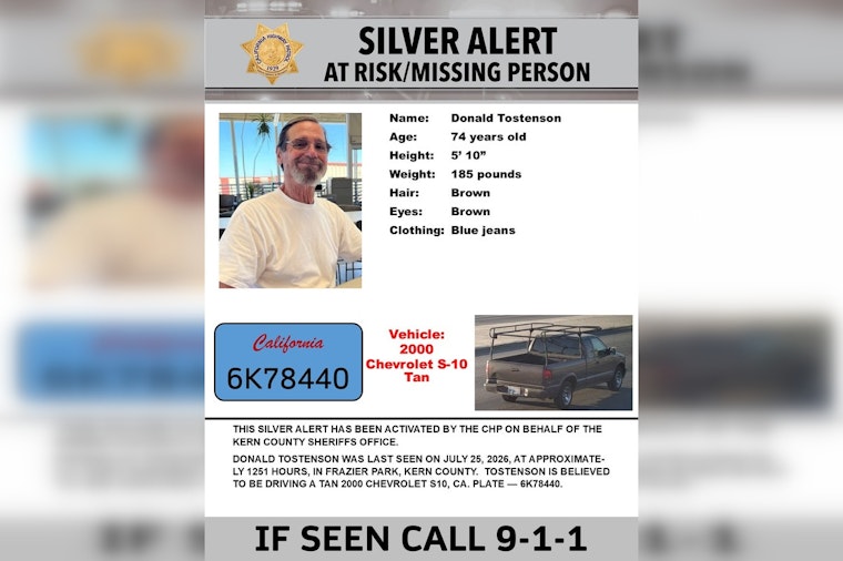 Silver Alert Seeks 74-Year-Old Man Last Seen Near Frazier Park