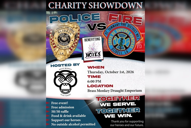 Slidell Cops and Firefighters Throw Down at Brass Monkey for Music Charity