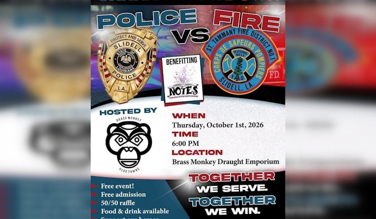 Slidell Cops and Firefighters Throw Down at Brass Monkey for Music Charity