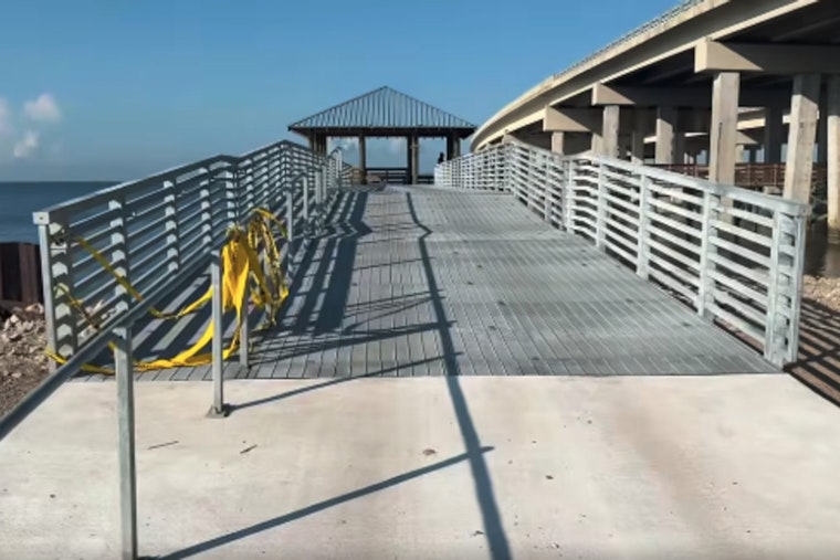 Slidell Fishing Pier Reconnects to Land, Steel Frame Nears 2026 Finish