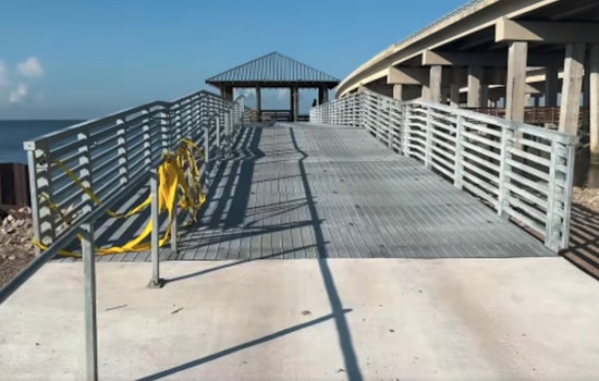 Slidell Fishing Pier Reconnects to Land, Steel Frame Nears 2026 Finish