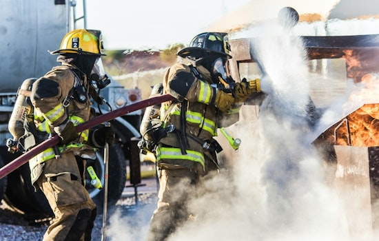 Small Exterior Roofline Fire at Carlstadt Church Quickly Extinguished, Injures One Firefighter