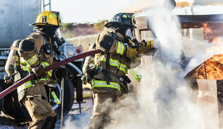 Small Exterior Roofline Fire at Carlstadt Church Quickly Extinguished, Injures One Firefighter