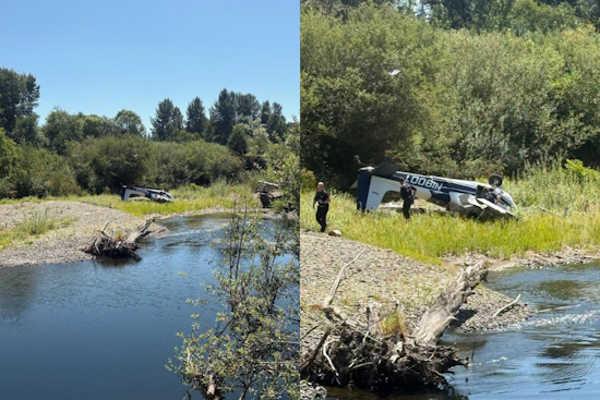 Small Plane Crash Near Ridgefield Sends Two to Hospital With Serious Injuries