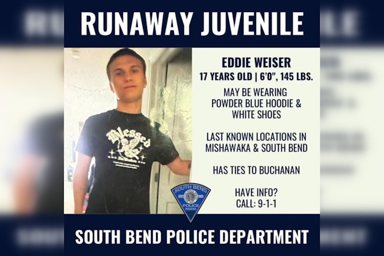 South Bend Teen Eddie Weiser Still Missing Nearly a Week After Vanishing