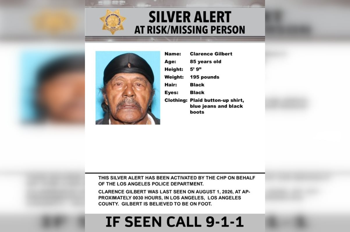 South LA Silver Alert: Search On for Missing 85-Year-Old Clarence Gilbert