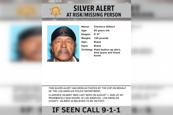 South LA Silver Alert: Search On for Missing 85-Year-Old Clarence Gilbert