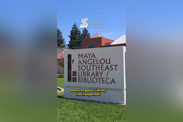 Southeast Stockton's Maya Angelou Library Reopens With New Tech, Kids' Nook