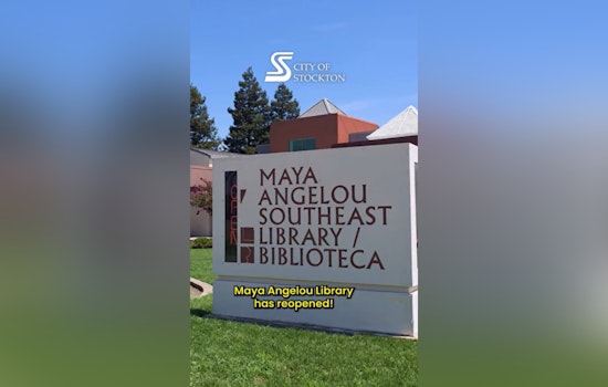 Southeast Stockton's Maya Angelou Library Reopens With New Tech, Kids' Nook