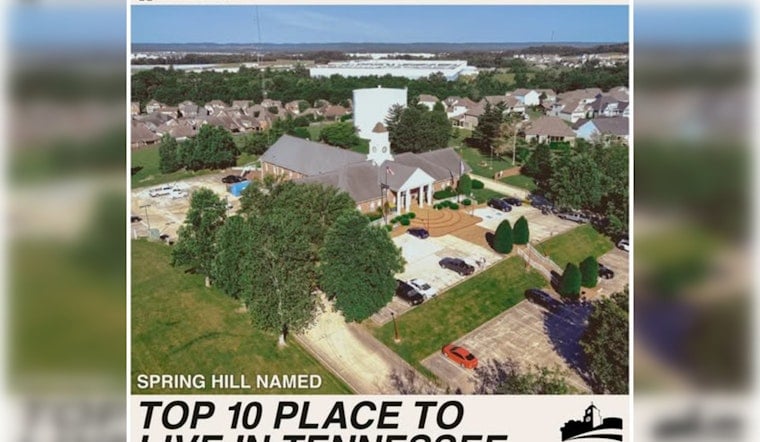 Spring Hill Lands No. 7 Best Place to Live in Tennessee Ranking