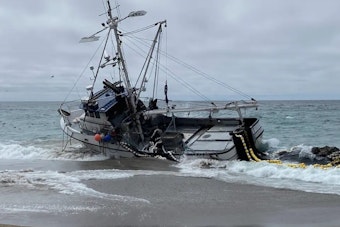 Squid Boat Runs Aground at Point Reyes, Beach Shut as Crews Race to Pull Diesel