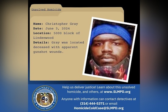 St. Louis Cops Renew Plea in North Hampton Garage Slay of Christopher Gray