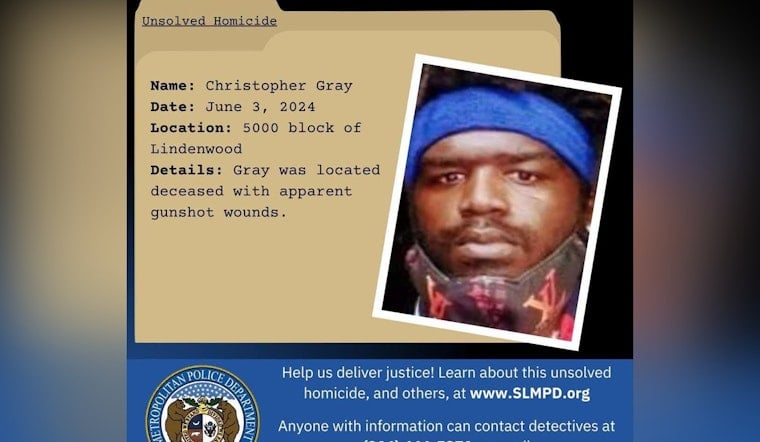 St. Louis Cops Renew Plea in North Hampton Garage Slay of Christopher Gray