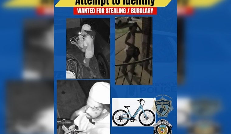 St. Louis Police Hunt Tattooed Man in Tower Grove East E-Bike, Moped Theft