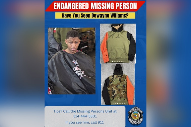 St. Louis Police Search for Missing 18-Year-Old Last Seen in Fox Park