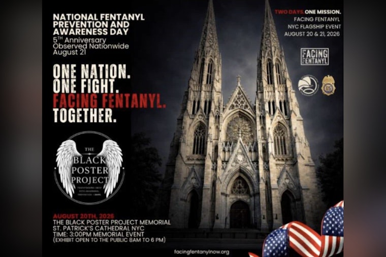 St. Patrick's Cathedral Hosts Fentanyl Memorial as Overdose Deaths Finally Drop