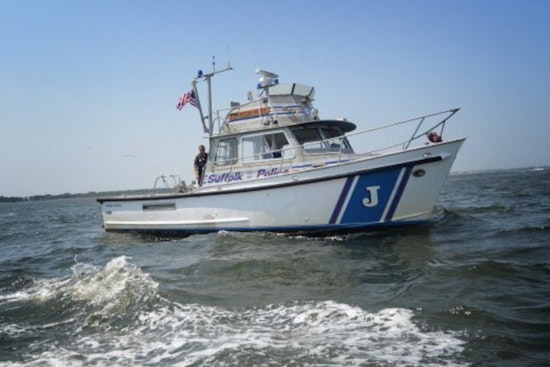 Suffolk Cops Pluck Five From Sinking 17-Foot Boat in Long Island Sound