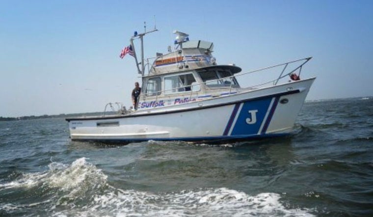 Suffolk Cops Pluck Five From Sinking 17-Foot Boat in Long Island Sound