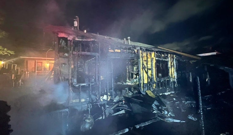 Suisun City 3-Alarm Fire Tears Through School Street Homes as Wind Whips Flames