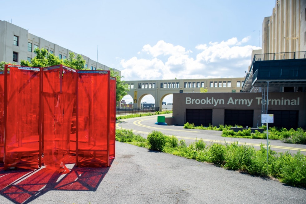 Sunset Park's Old Army Terminal Turns Into a Free Year-Long Art Gallery