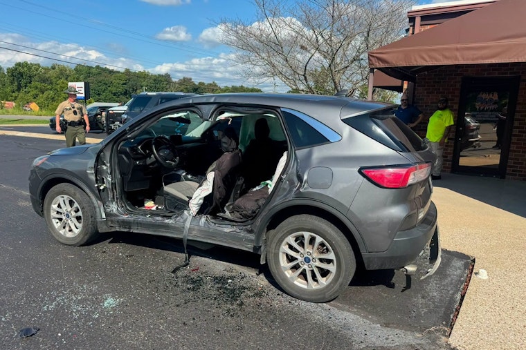 T-Bone Crash Traps Driver at Busy Columbia Intersection, Crews Cut Vehicle Open