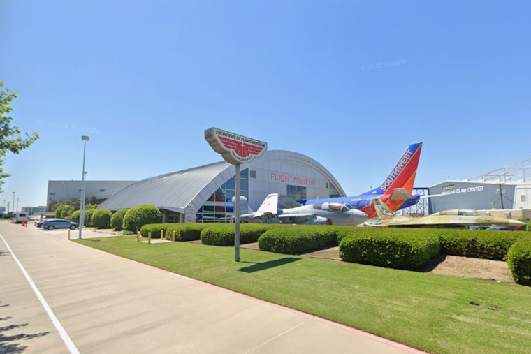 Techno Rave Takes Over Dallas Flight Museum Next to Apollo 7 Capsule