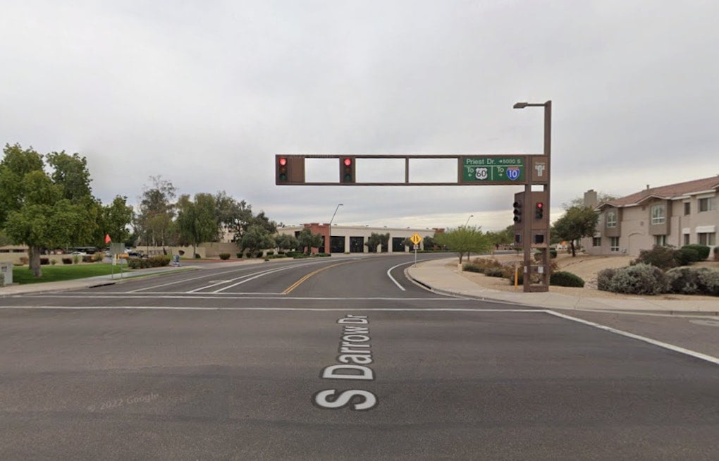 Tempe Crosswalk Crash Near Arizona Mills Leaves Man With Life-Threatening Injuries