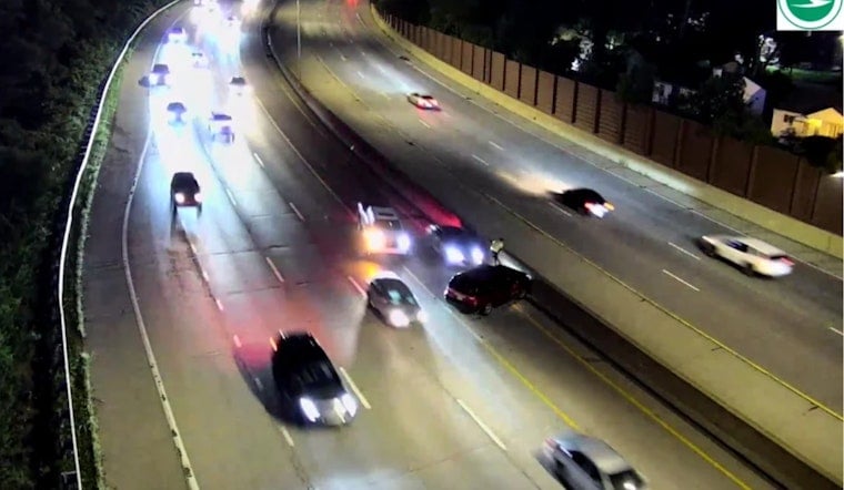 Terrifying I-670 Video Shows Roadside Worker Leap Onto Columbus Median as Car Slams Disabled SUV