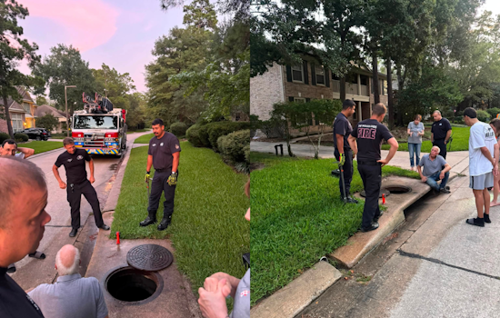 The Woodlands 911 'Dog Rescue' Turns Out to Be Lovesick Sewer Frog