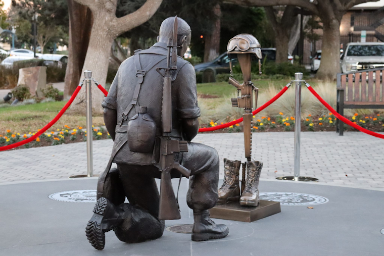 Thieves Steal $100K Bronze Soldier Memorial From Paramount City Hall