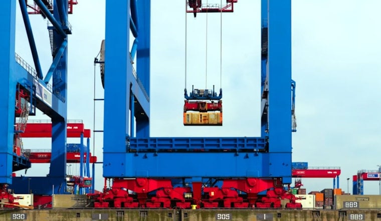 Three 20-Story Electric Cranes Land at Honolulu Harbor After 2,600-Mile Voyage