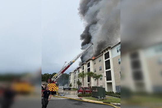 Three-Alarm Fire Tears Through New Wesley Chapel Apartments Days After Fire Station Opened