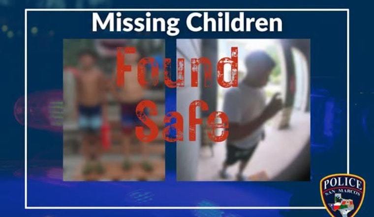Three San Marcos Boys Vanish Near Rio Vista Park, Found Safe Hours Later