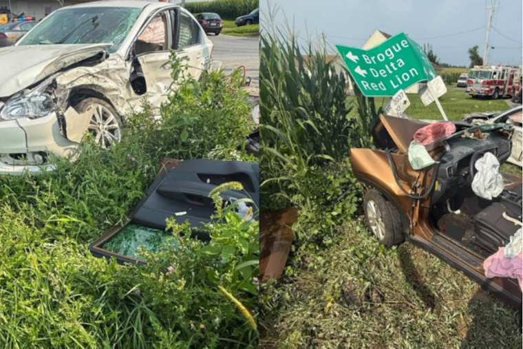 Trapped Driver Freed After Crash at Chanceford Township Intersection